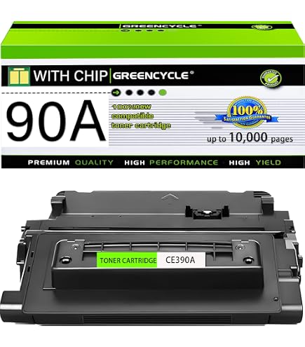 Toner Compatibile GREENCYCLE CE390A 90A Nero &ndash; Per HP LaserJet Enterprise M601, M602, M603, M4555