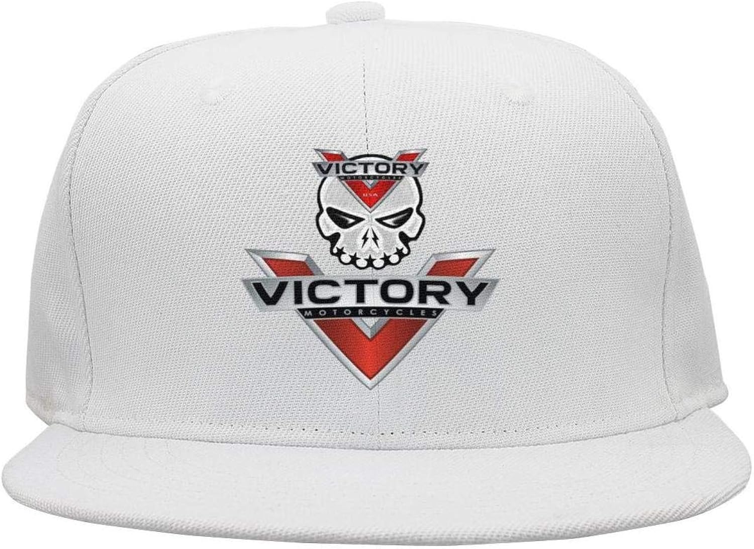 VictoryMotorcycleLogo Unisex Women Stylish FlatBrimmed