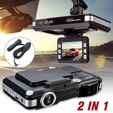 Amazon.com: XGao Smart 2 in 1 MFP Car DVR Recorder+Radar ...