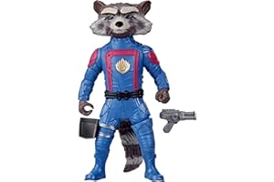 Marvel Studios’ Guardians of The Galaxy Vol. 3 Rocket Action Figure, Super Hero Toys for Kids Ages 4 and Up, 8-Inch-Scale Action Figure