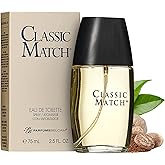 PB ParfumsBelcam Classic Match Eau de Toilette Spray for Men – Warm Oriental Scent with Bergamot, Nutmeg & Musk – Long-Lastin