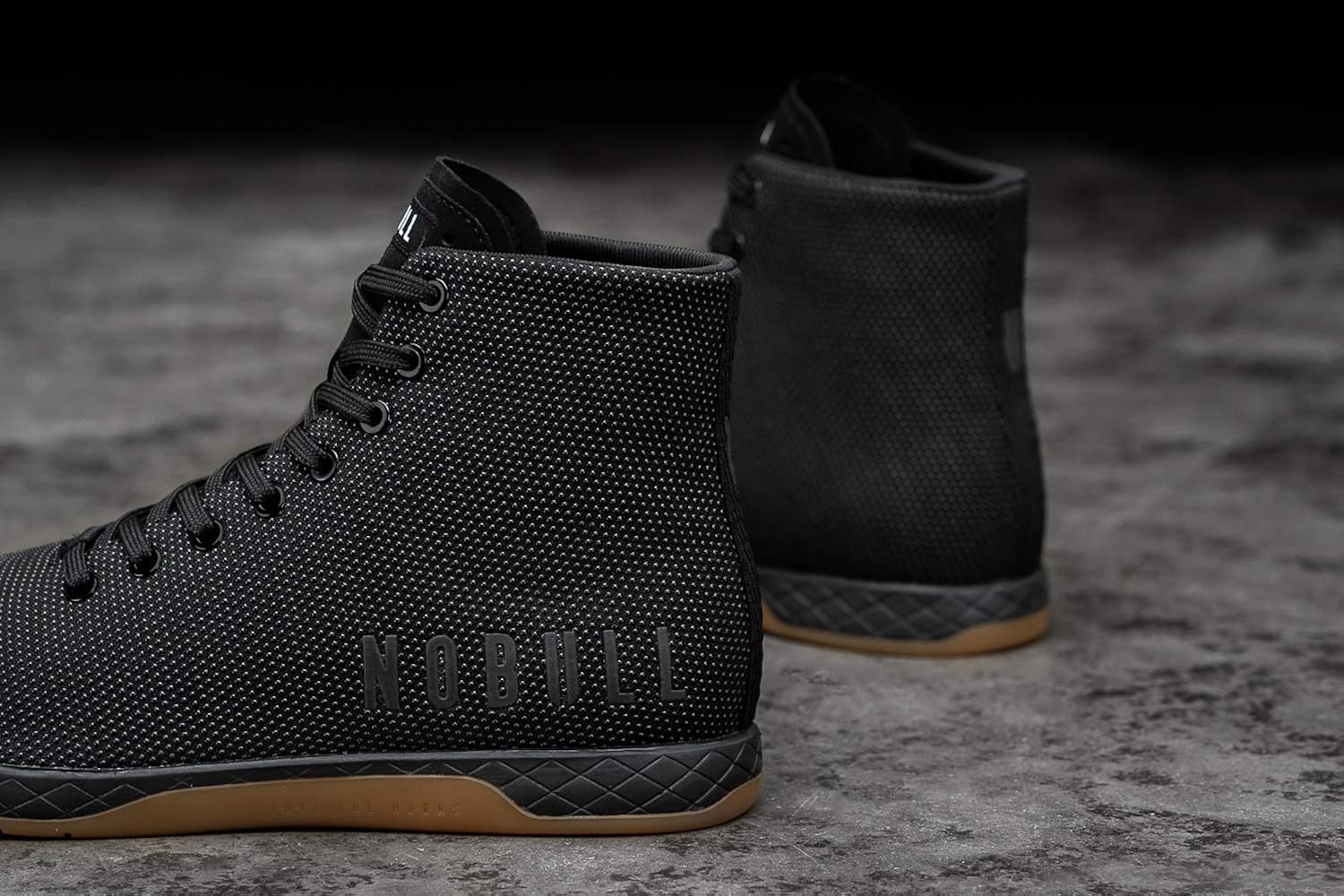 nobull high top black trainer