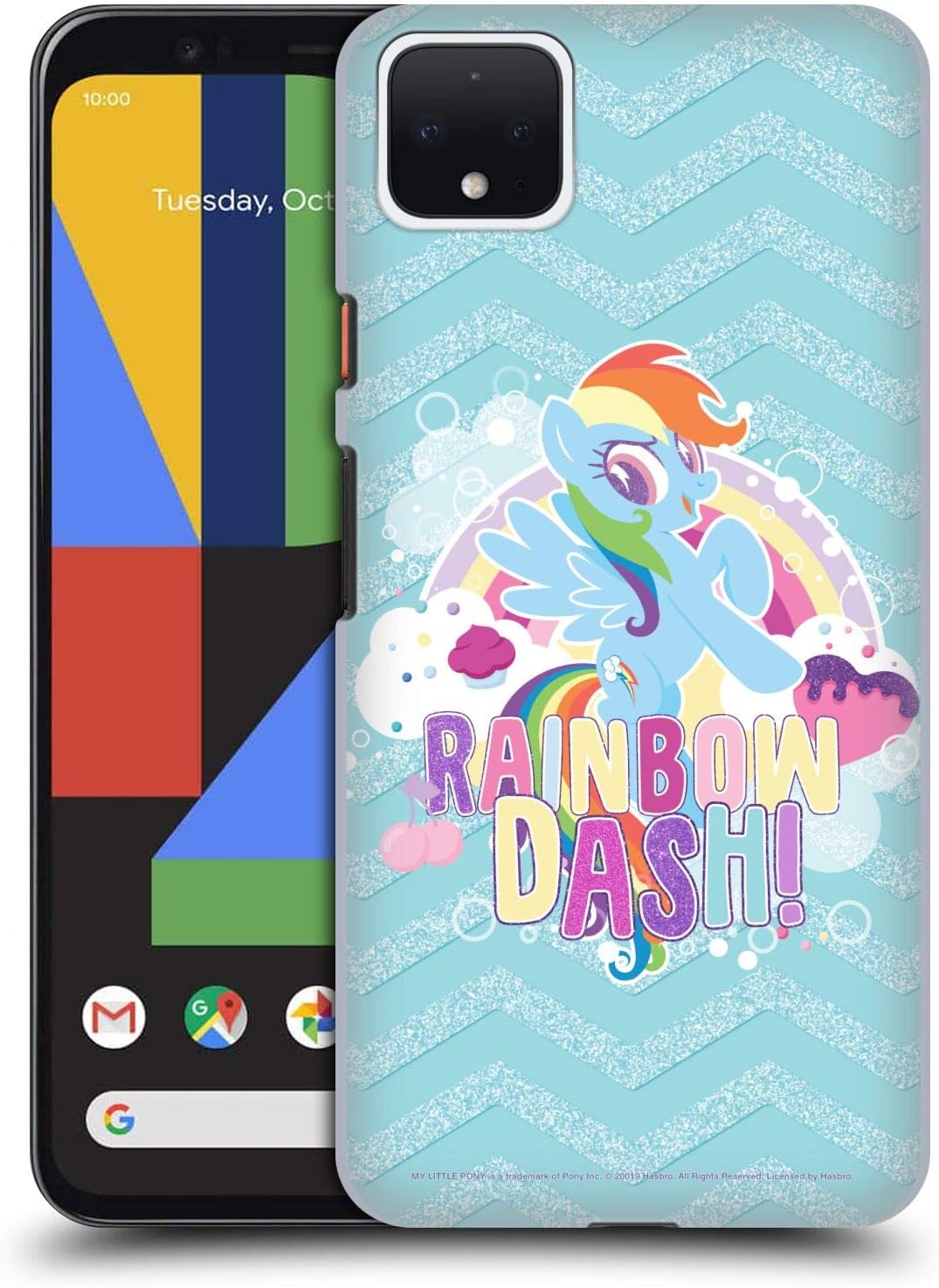 Head Case Designs Officially Licensed by My Little Pony Rainbow Dash Sugar Crush Hard Back Case Compatible with Google Pixel 4 XL