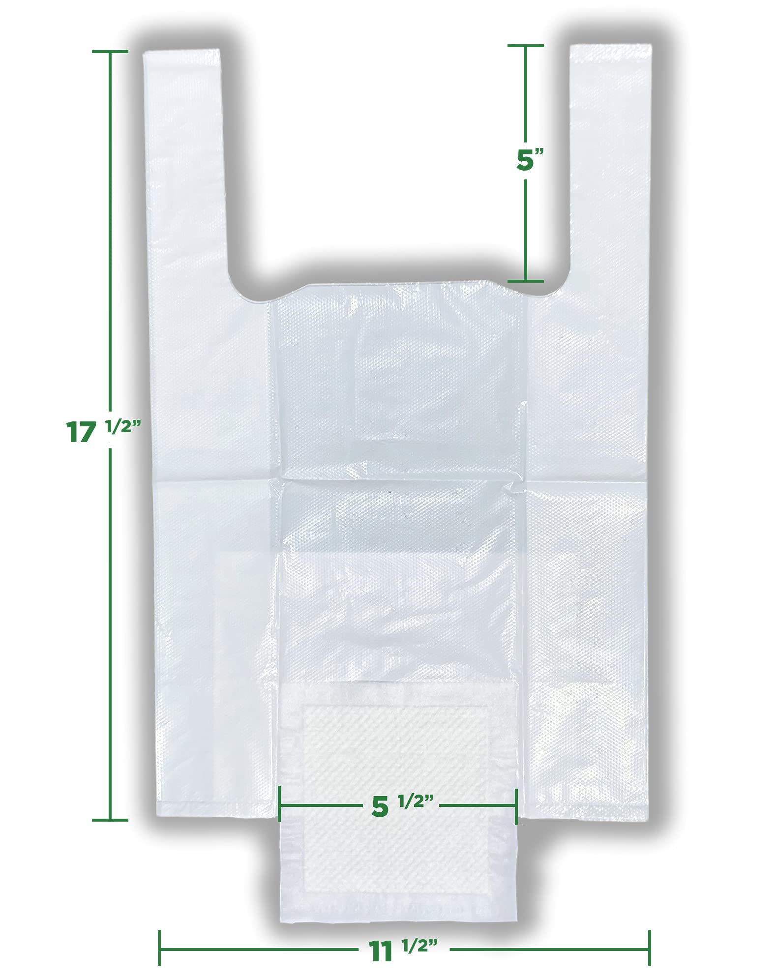 Pail Buddies 60 Refill Potty Bags: Absorbent, Disposable Liners Compatible with OXO Tot 2-in-1 Go Potty | Strong, Leak-Proof Bags Fits Most Travel Potties, Potty Chairs, Potty Seats & Portable Toilets