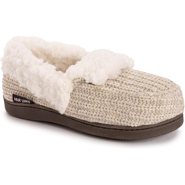 MUK LUKS Women's Patti Slippers - Plush, Snuggly House Slippers (Size L, US 9-10) - View #3