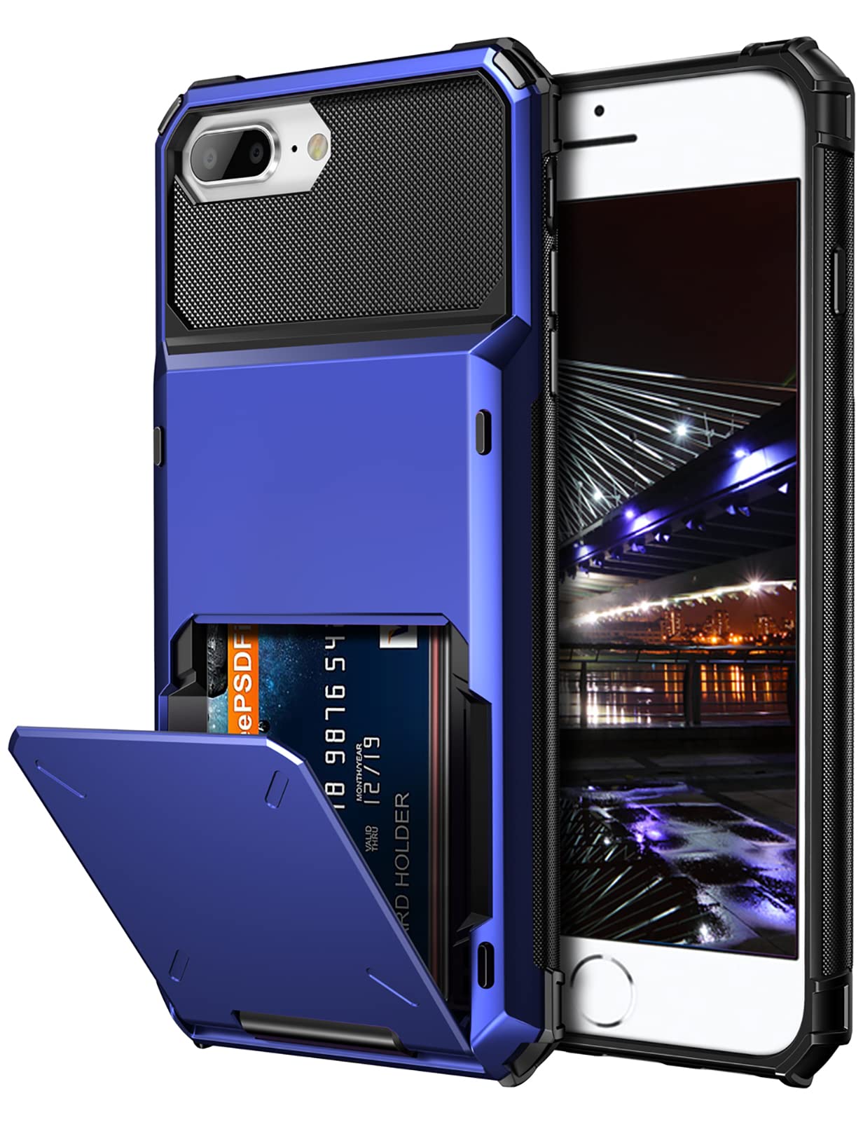 Vofolen Case for iPhone 8 Plus Case Wallet Card