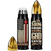 Christian, Religious Gift for Men Father's Day, Birthday, Christmas, Thanksgiving - 17 oz Christian Faith Bullet Tumbler for Men - Cool Spiritual, Faith Based, Biblical Gifts for Dad, Adult, Pastor