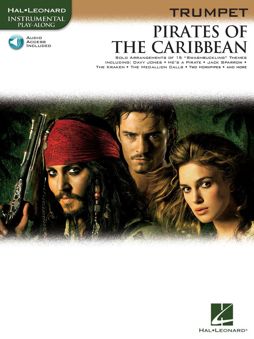 Pirates of the Caribbean for Trumpet (Book/Online Audio) (Hal Leonard Instrumental Play-Along) (Includes Online Access Code)