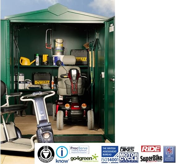 Mobility Scooter Garage (Dark Green With Assembly) Amazon.co.uk