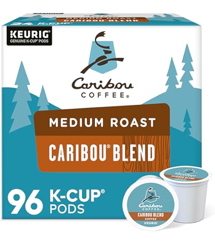 Amazon.com: Caribou Coffee Caribou Blend Keurig Single-Serve K-Cup Pod,  Medium Roast Coffee, 72 Count : Grocery & Gourmet Food