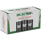 Smoke Trap+ Eco-Friendly Replacement Filters for Smoke Filter (3 Pack) | 3 Replacement Filters &bull; 1,500+ Exhales &bull; Maximum Airflow &bull; HEPA + Activated Carbon &bull; Zero Plastic Waste &bull; Easy Install
