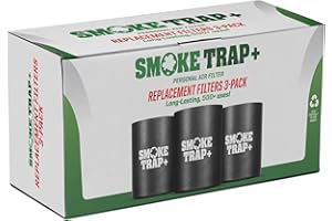 ECO Replacement Filter Cartridges For Smoke Trap + | Triple Replacement Filters - Zero Plastic Waste Replacement Filters - Ma