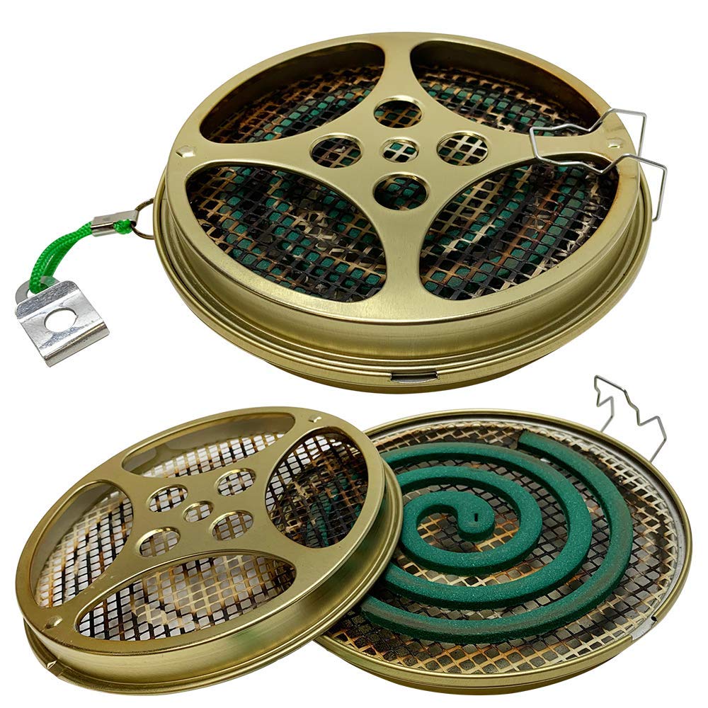 Portable Mosquito Coil Holder Mosquito Coil & Incense Burner for