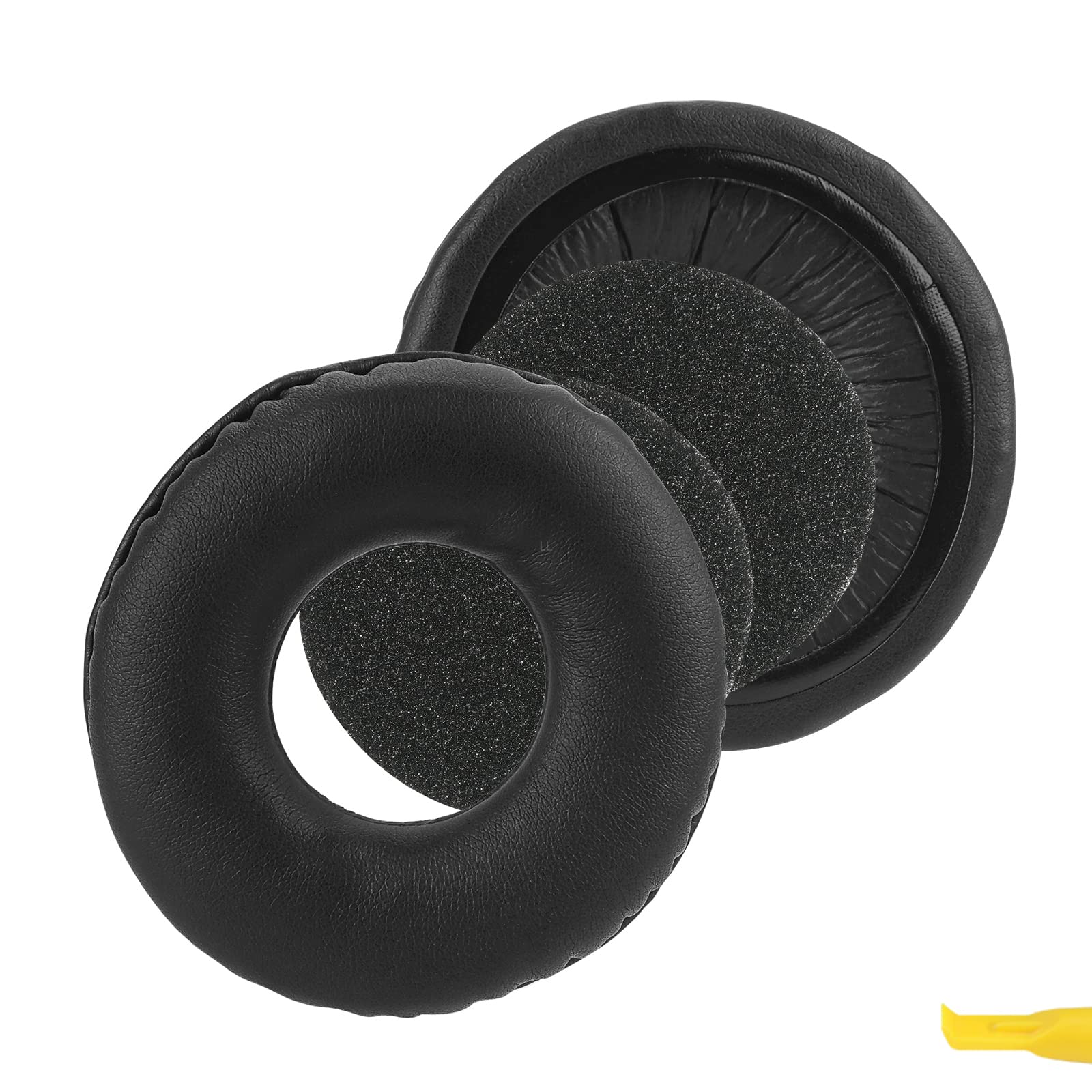 Geekria QuickFit Replacement Ear Pads for Sony WH-CH500/ CH510/ CH520, MDR-ZX100/ ZX110 /ZX220/ XB200/ ZX300/ ZX330BT, MDR-V100 /V150/ V200/V250/V300/V400 Headphones (Black)