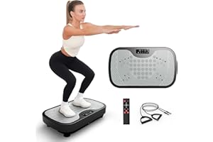 JOROTO Vibration Plate Exercise Machine, Vibration Platform Plate for Lymphatic Drainage & Weight Loss, Vibrating Plate Body Shaker Exercise Machine for Women Whole Body Workout