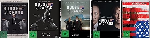 House of Cards Staffel 1-5 (1+2+3+4+5) / DVD Set