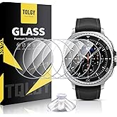 TQLGY 6-Pack Screen Protector for Samsung Galaxy Watch 8 Classic 46mm, 9H Tempered Glass, HD-Clear, Anti Scratch, Bubble Free