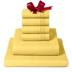 Mellanni Iconic Full Sheet Set - 6-Piece Bed