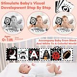URMYWO 29pc Newborn Toys Set Black and White Early Learning Baby Toys view 2
