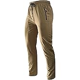 FFEATIANDY Men's Hiking Pants Lightweight Quick Dry Waterproof Breathable Athletic Joggers Track Running Sweatpants