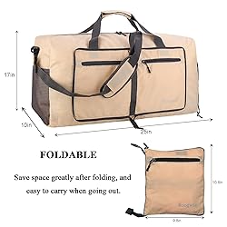Woogwin Travel Duffel Bag Large Foldable Waterproof