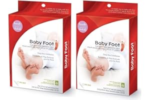Baby Foot Original Foot Peel Exfoliant For Soft and Smooth Feet Lavender Scented Canadian Version (Pack of 2)