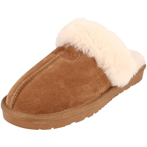 BOnova® Helsinki - Warme und kuschelige Hausschuhe aus echtem Lammfell in 5 Farben für Damen