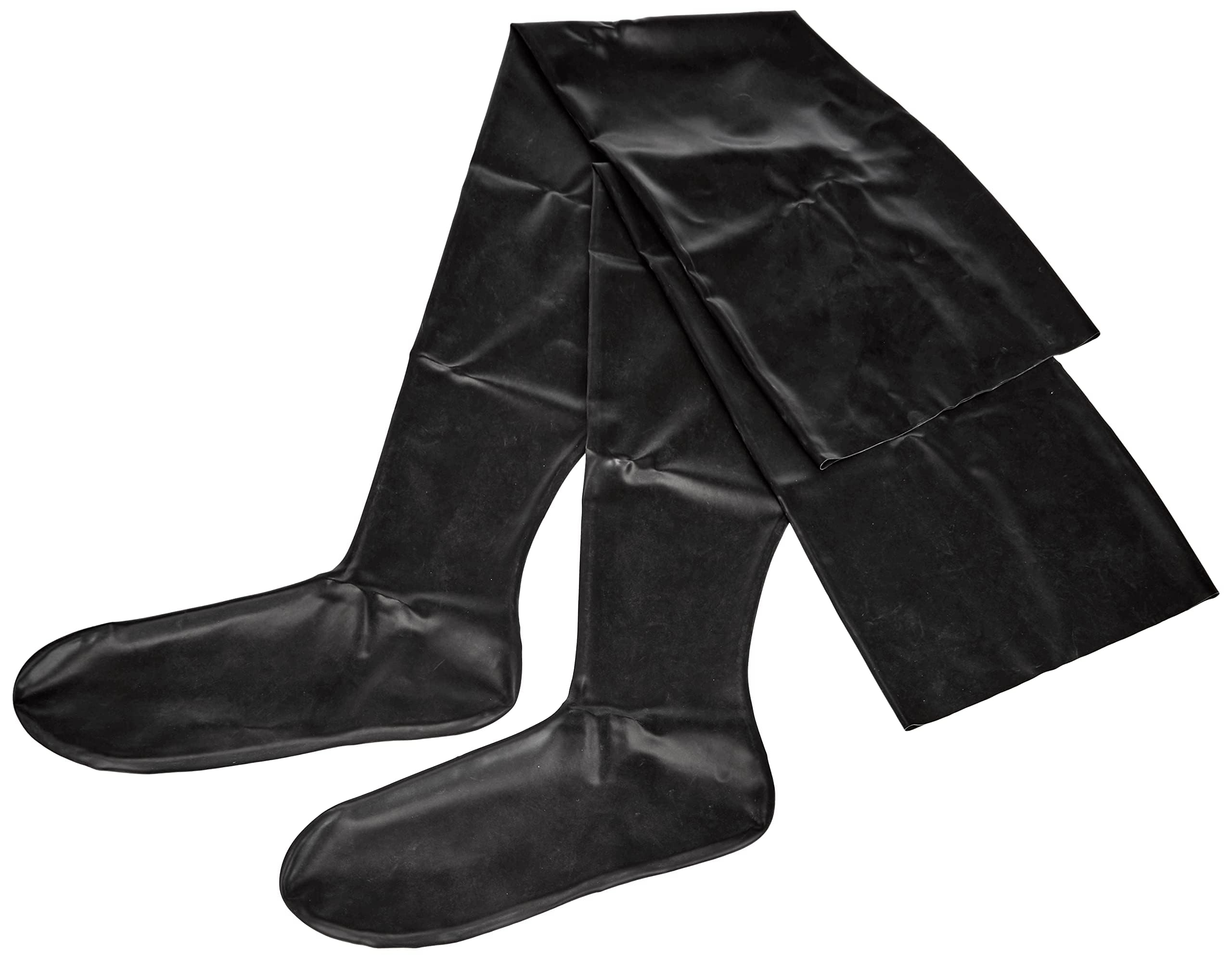 Late X Latex Stockings, Small/M, Black