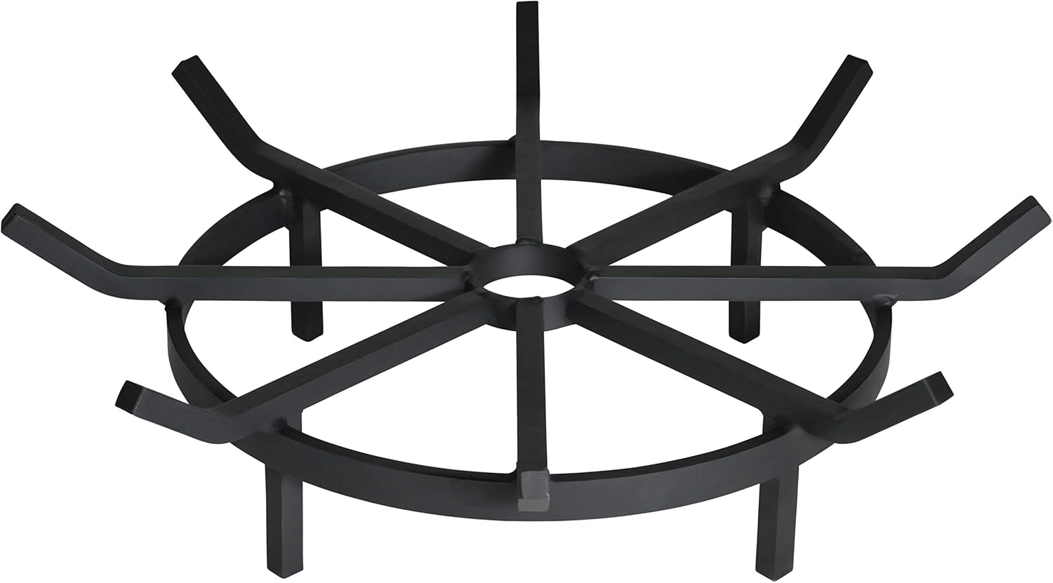 Steelfreak Heavy Duty Wagon Wheel Firewood Grate For Fire Pit Made In The Usa 24 Inch Patio Lawn Garden Outdoor Heating