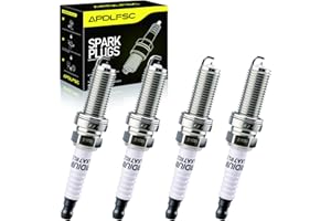 APDLFSC Iridium Spark Plugs 4 Pack 93501 LKAR7BIX-11S for Acura ILX,Honda Accord/Civic/CR-V,Mazda 3/6/CX,Pontiac Vibe,Scion iA/iQ/xD,Subaru Crosstrek/Forester/Impreza,Toyota Corolla/Matrix/Prius/Yaris etc.