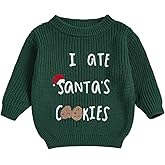 Baby Boy Girl Easter Sweater Cross Embroidery Long Sleeve Chunky Knit Tops Newborn Toddler Spring Clothes