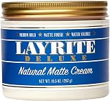 Layrite Natural Matte Cream 297g Medium Hold Water Soluble Matte Finish