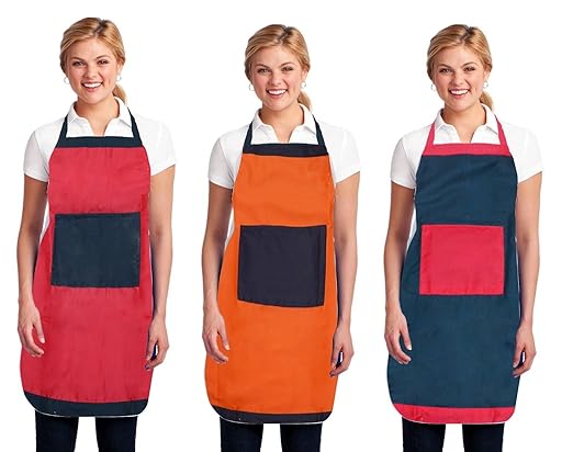 Yazlyn Collection Waterproof Apron Combo with Front Pockets
