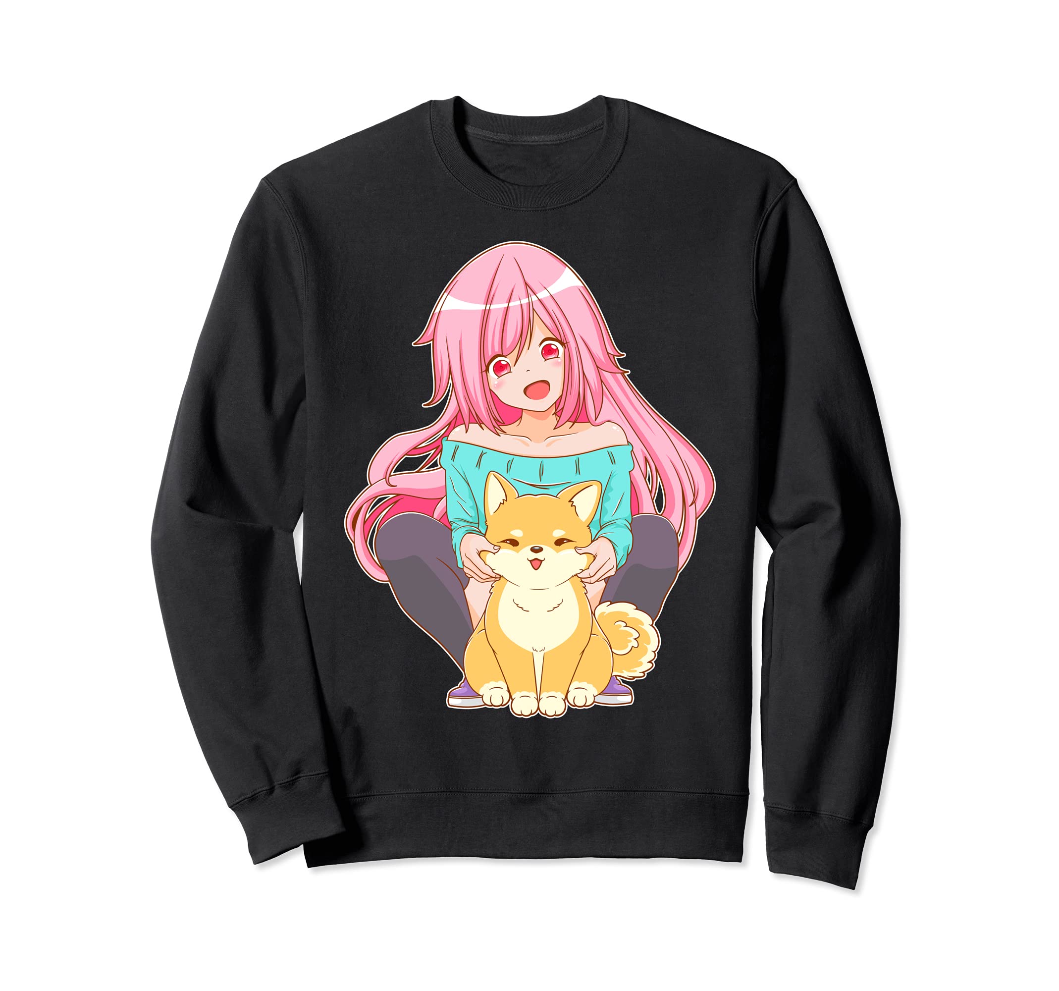 Cute Japanese Shiba Inu - Kawaii Anime Sweatshirt