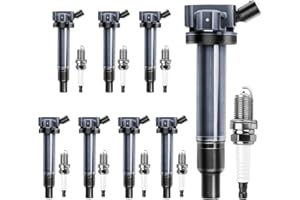 MOTOREVO 8Pcs UF230 Ignition Coil Pack & Iridium Spark Plugs Compatible with Toyota & Lexus 4Runner Land Cruiser Sequoia Tundra 4.7L, GS430 GX470 LS430 LX470 SC430 4.3L 4.7L 2000 2001 2002 2003 2004 2005