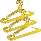 30 Pack Clothes Hangers, METLUCK Stainless Steel Gold Hangers for Clothes Strong Wire Metal Coat Hangers Standard Suit Hangers, Great for Daily Use -17.7 Inch, Gold