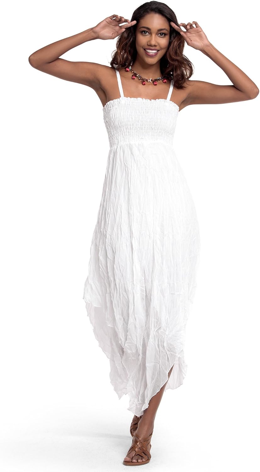 white cotton dress amazon