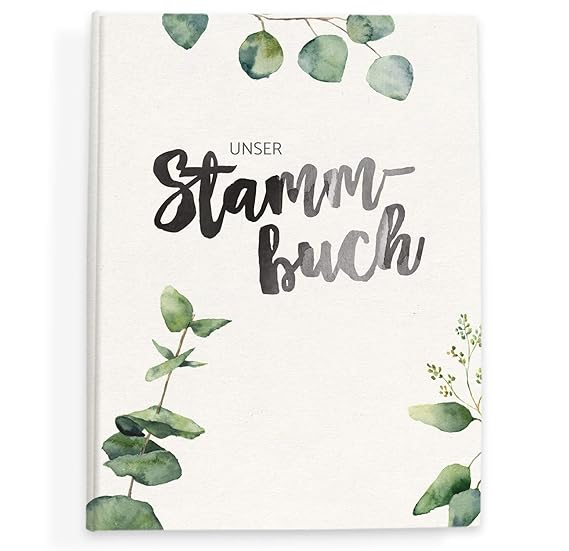 bigdaygraphix Stammbuch der Familie Familienstammbuch Evergreen Love