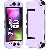 PAWDIARY Pure-purple Switch 2 Protective Case Cover for Nintendo Switch 2 (New 2025), Ultra-thin PC Console & Controller Grip Switch 2 Skin Protector, Anti-scratch Design Hardshell