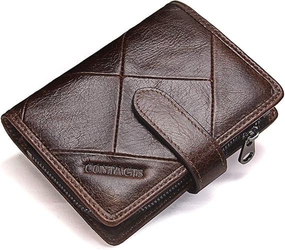 Amazon Hiram 長財布 メンズ ブランド 財布 使いやすい 本革 革財布 財布 メンズ 二つ折り財布 大容量 カード沢山収納可能 ボックス型小銭入れ ビジネス プレゼント対応 男女兼用 多機能 メンズ二つ折り財布 牛革 ファスナー 財布