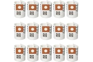 WHI-GN 15 Pack 90668 Shop Vac Filter Bags Type B, Compatible with Shop Vac 2-2.5 Gallon Wet/Dry Vacuums, 2 Gallon AllAround Model# QAM70, Part# 549712 9066800 9066833