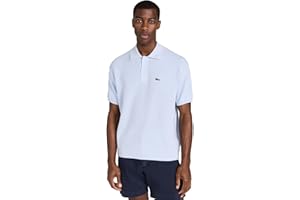 Lacoste Men's Short Sleeve Classic Fit Tricot Point Mousse Polo Sweater