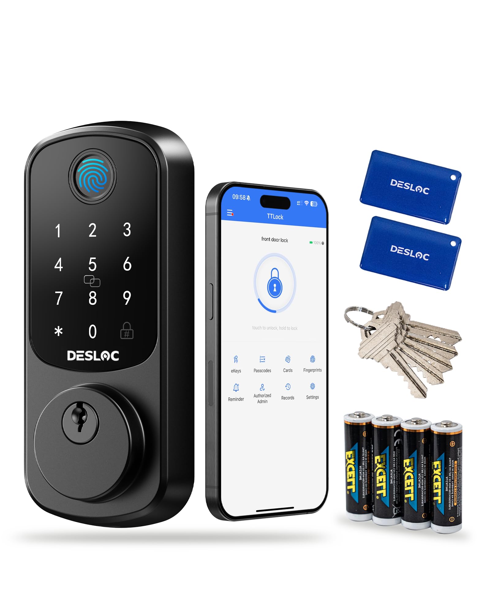Mua DESLOC B200 Fingerprint Smart Door Lock, Keyless Entry Door Lock ...