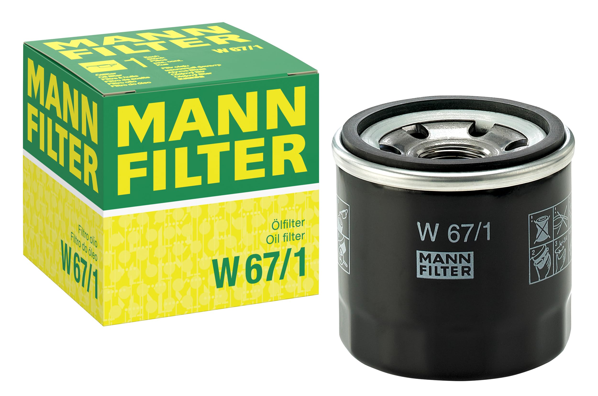 MANN-FILTER W 67/1 Oil Filter - for Cars + Transporters