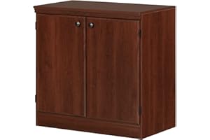 South Shore Morgan Storage Cabinet, 19.38"D x 32.88"W x 32.38"H, Royal Cherry