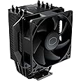 Cooler Master Hyper 411 Nano CPU Air Cooler, SickleFlow 92 PWM Fan, 4 Copper Heat Pipes, 136mm Tall, Sleek Top Cover, AMD Ryzen AM5|AM4, Intel LGA 1851|1700 Brackets