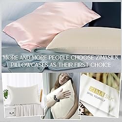 ZIMASILK 100% Pure Mulberry Silk Pillowcase for