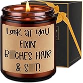 LEADO Hairstylist Candle - Hairdresser Gifts, Hair Stylist Gifts for Women, Men - Hair Salon Decor, Cosmetology Graduation Ideas - Funny Valentines, Birthday Presents for Hair Dresser, Barber, Student