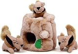 Outward Hound Squirrel Dog Toy Plush Hide and Seek Medium