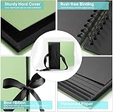 DazSpirit Photo Album Scrapbook 80 Pages 420 Photos Green Kit with Pens view 4